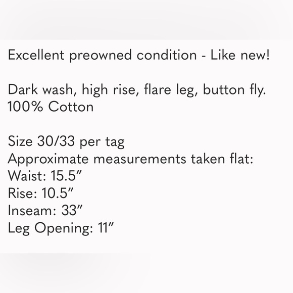 Silver Jeans Vintage High Rise Flare Jeans Size 30 - Picture 14 of 14